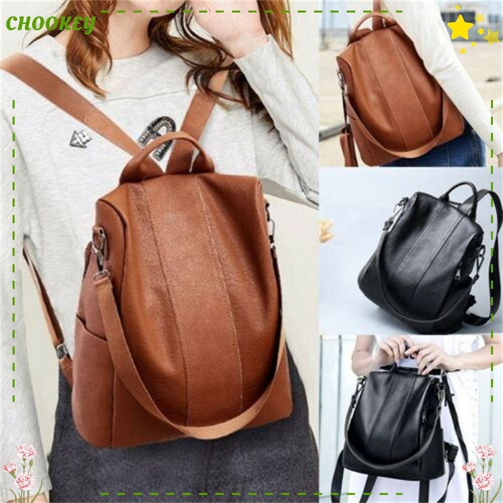 Chookey Anti-Theft Bag Casual Women Handbag School Shoulder Backpack