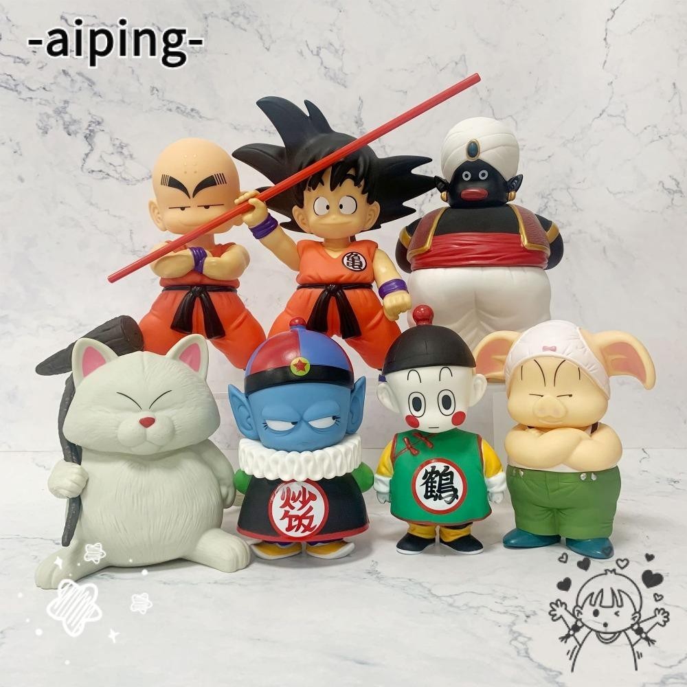 Aiping Dra gon Ball Ornament, 14 ~ 21 ซม.Mini DBZ ตุ๊กตา, ของขวัญ Vegeta Son Goku Broly Ultra Instinct รุ่น