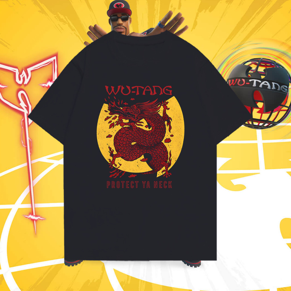 แฟชั่น เสื้อ Wu-tang Clan Inferno T-Shirt  ไม่จำกัดเพศ ผ้าฝ้าย 100% S-5XL