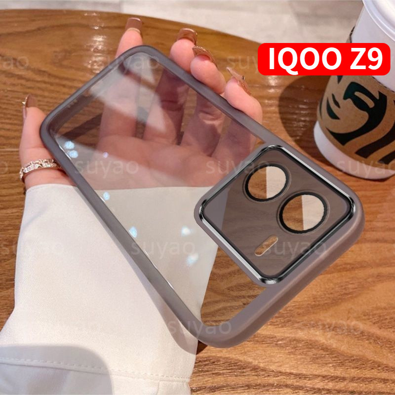 สําหรับ Vivo V50 Lite IQOO Neo 10 Z9 Z9X X Turbo + Z9Turbo + 2024 เคสโทรศัพท์บาง Clear Soft ปลอก IQO