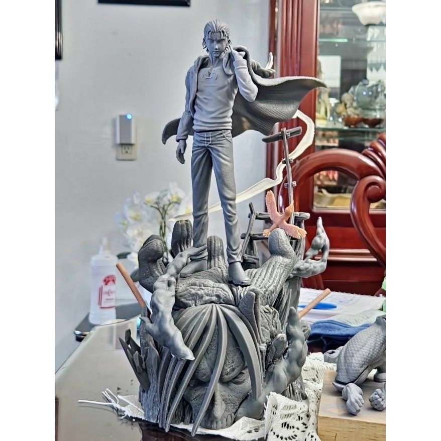 Exclusive-allen gk White Model 3d Printing Attack on Titan Allen Patriarch Giant He Just Free Figure Limited UQOR