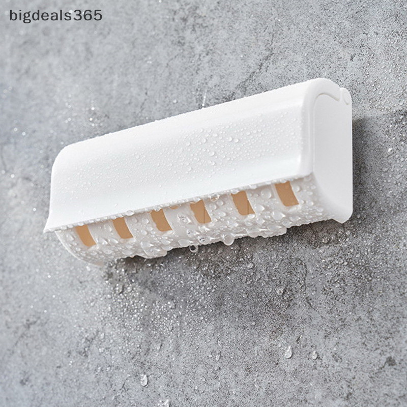 [bigdeals365 ] ที ่ วางแปรงสีฟัน Family Tooth Brush Storage แปรงสีฟันติดผนัง Rack สต ็ อกใหม ่
