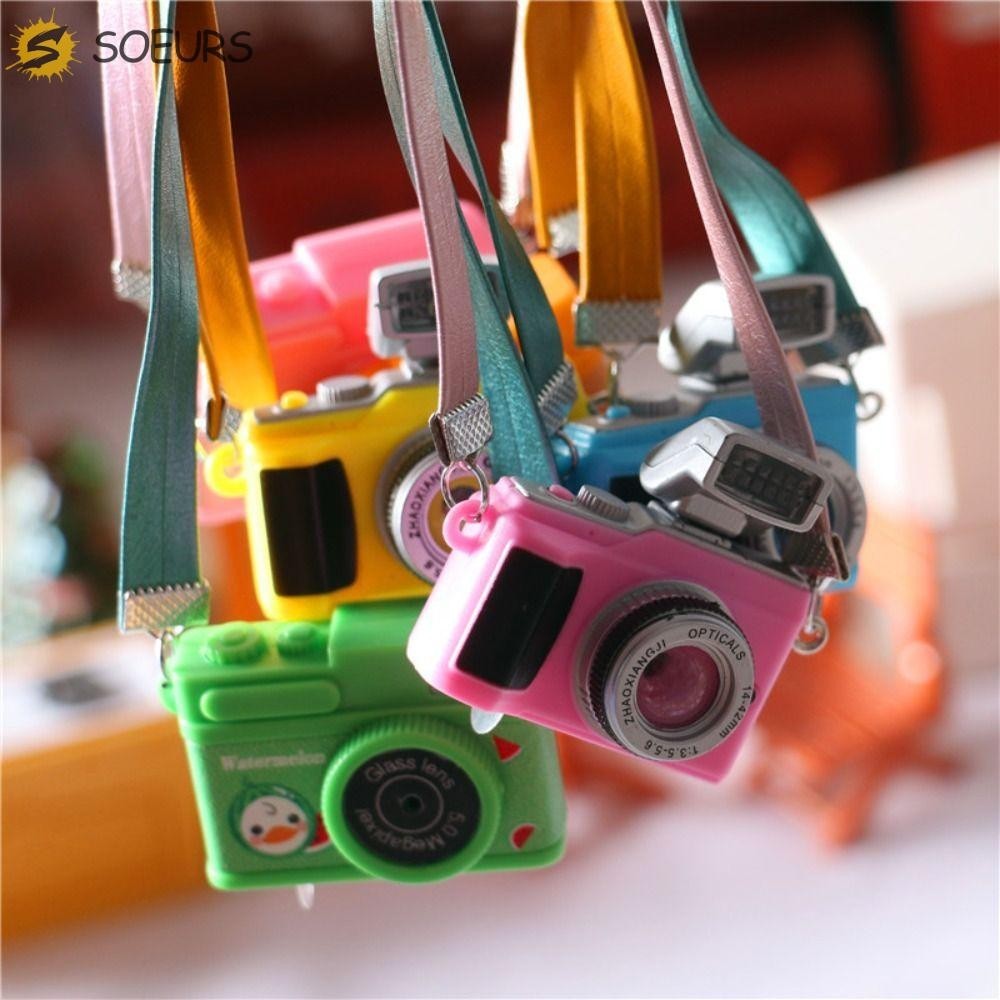 Soeurs Dollhouse Miniature กล้อง, Ob11 BJD Miniature Digital Camera, Doll Decals Retro น่ารัก Cool Mini ตุ๊กตากล้อง 1/12 ตุ๊กตา