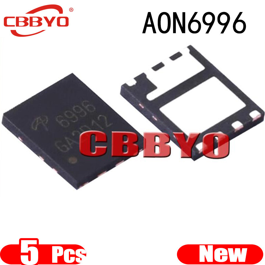 วงจรรวม QFN-8 AON6996 AO6996 6996 5 ชิ้น