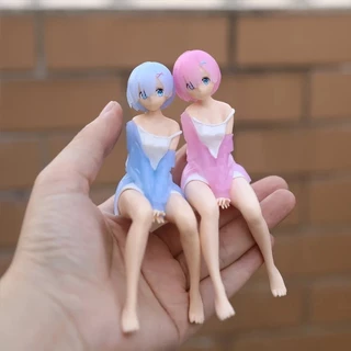 14ซม.อะนิเมะre❅lifeในโลกที ่ แตกต ่ างจากZero Action Figure Kawaii Ram Remนั ่ งลงรูปPVCรุ ่ นของเล ่ นคอลเลกชันตุ ๊ กตาเด ็ กของขวัญ