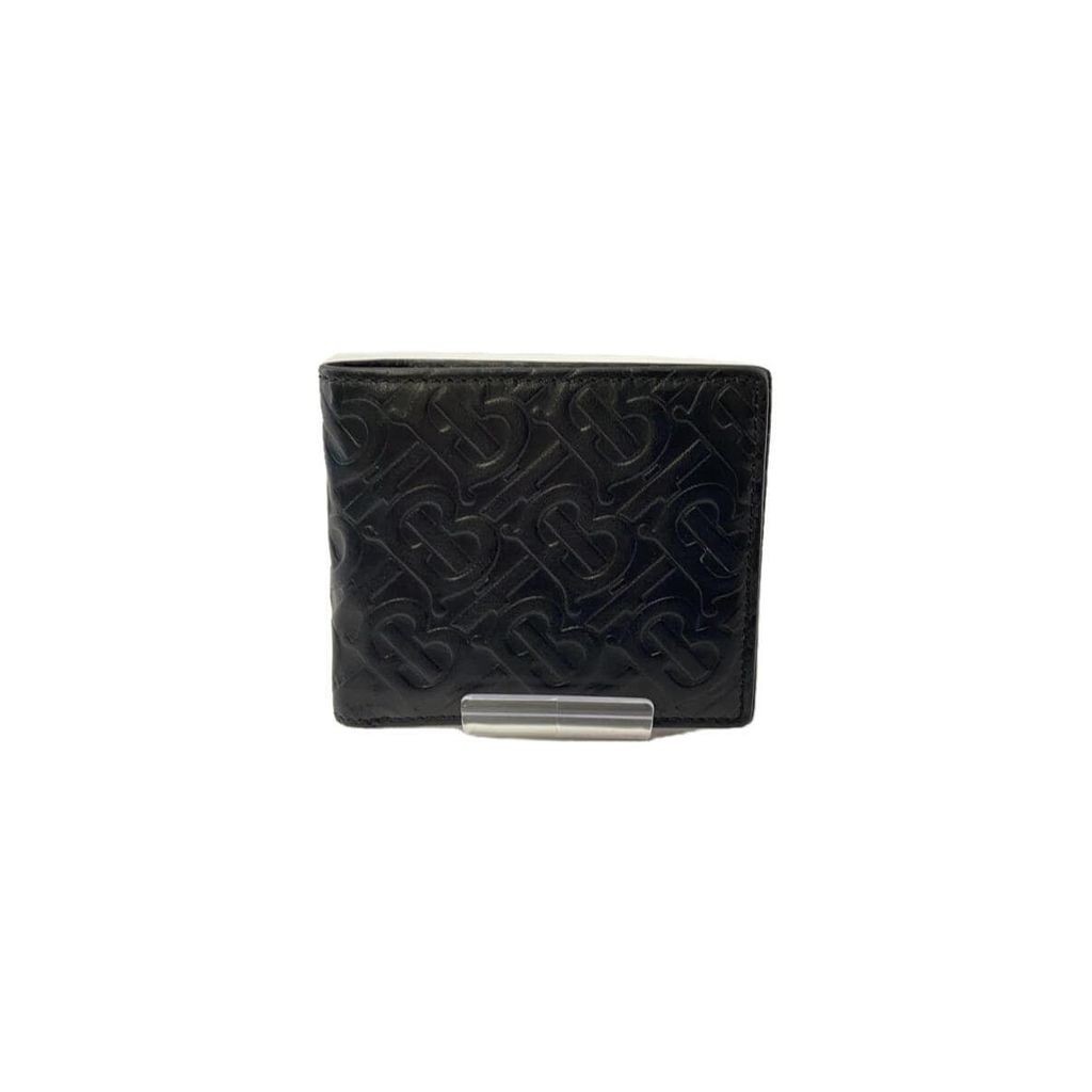 Burberry Wallet Mens Black Patterned all over Direct from Japan Secondhand
