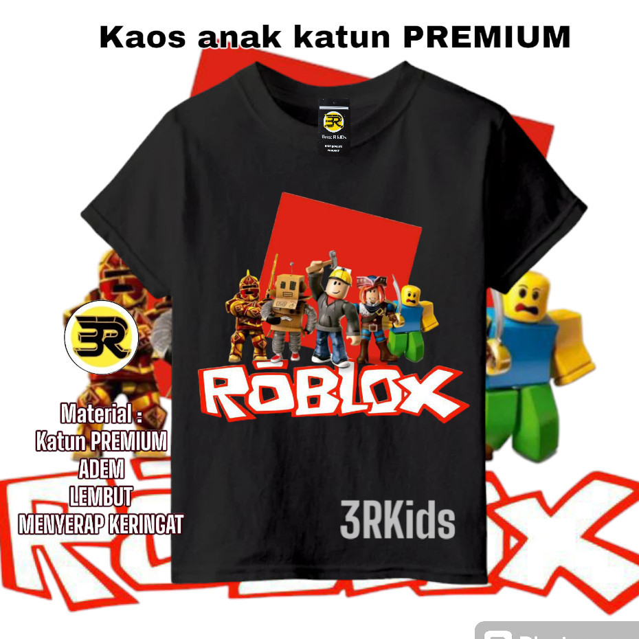 T-Shirtเสื ้ อยืดเด ็ ก Roblox In The World Clothes Roblox Distro S-5XL