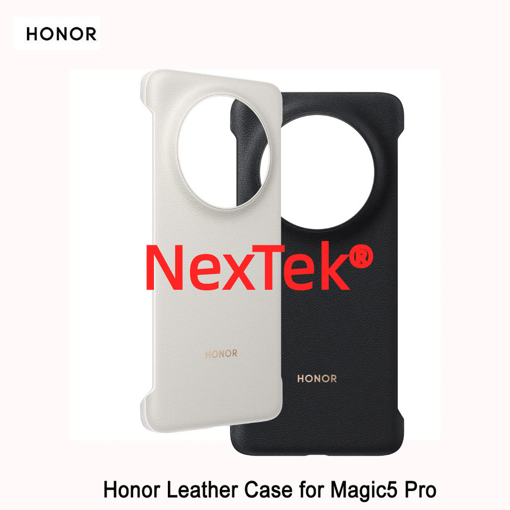 แท้100% HONOR Magic5 Pro / Magic5 PU Case Magic5 Ultimate Official Full Cover เคสหนังฝาหลัง