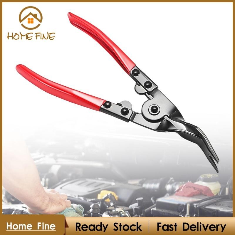 [Katharina _x ] Snap Pliers Nonslip Handle Professional with Bent Jaw Hose Clamp Pliers