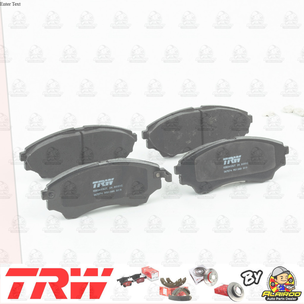 TRW ผ้าเบรคหน้า Mazda FIGHTER 4WD ปี 2003-2005 เบรค 2 พอท TRW ATEC GD 3403 AT