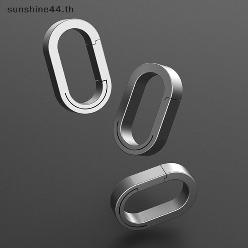 FOURSUN ไทเทเนียมแหวนกุญแจการเชื่อมต่อหัวเข็มขัด Universal Joint แหวนเสริมการเชื่อมต่อ Bayonet แหวนบุคลิกภาพความคิดสร้างสรรค์ TH