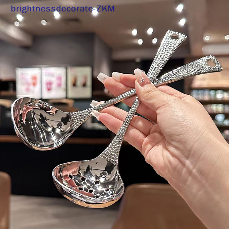 [brightnessdecorate ] ช ้ อนซุปสแตนเลสลึกช ้ อนความจุขนาดใหญ ่ กระจกเงินขัด Flatware ซุปข ้ าว Home Kitchen Tableware [TH ]