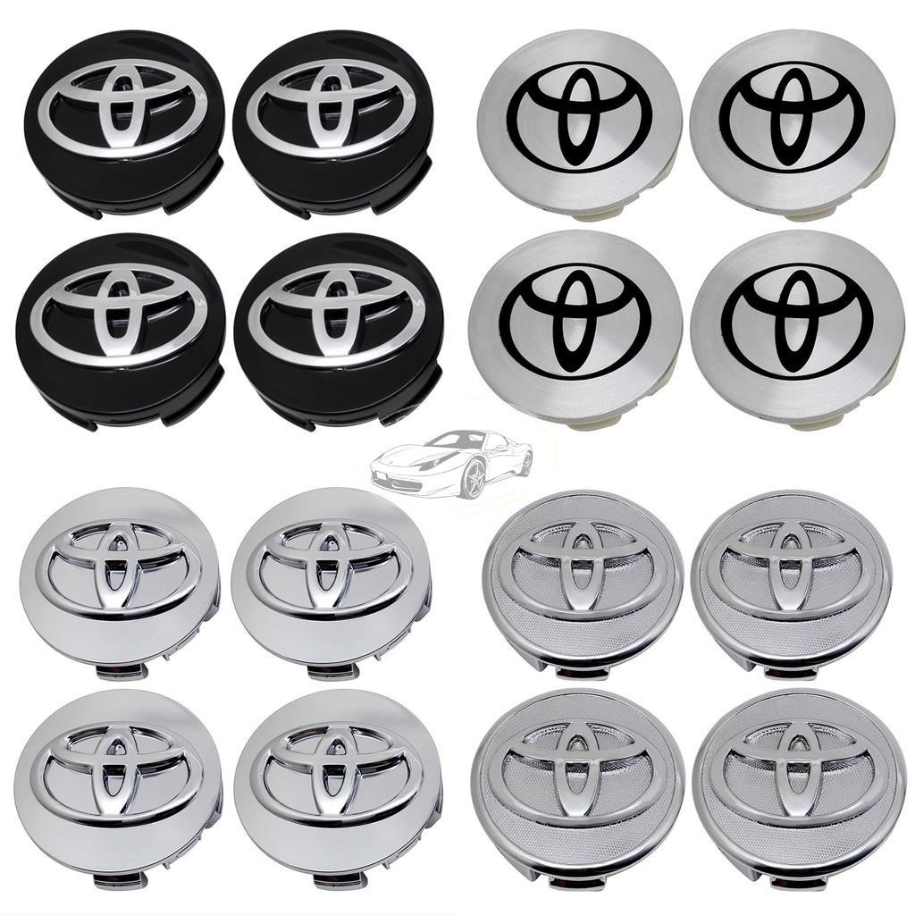 Rio 4 ชิ้น/เซ็ตรถศูนย์ล้อ Hub Cap Fit ฝาครอบดุมล้อฝาครอบยาง Hub Center ฝาครอบล้อสําหรับ Toyota Wigo 