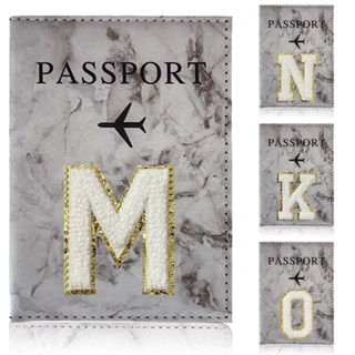 งานปัก 🌟 ที่ใส่ปกหนังสือเดินทาง หนัง PU ซองใส่เอกสาร หลากสี