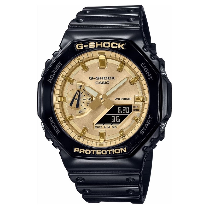 G-shock GA2100GB-1A TMJ GOLD BLACK Sports นาฬิกาผู ้ ชาย