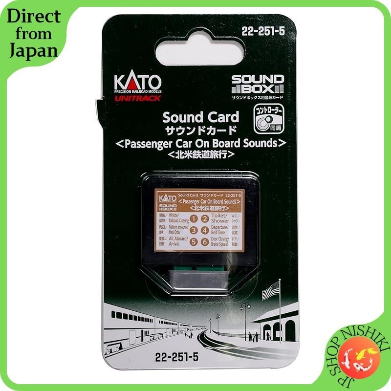 【Japan】KATO Sound Card North American Railroad Travel 22-251-5 Model Train Supplies