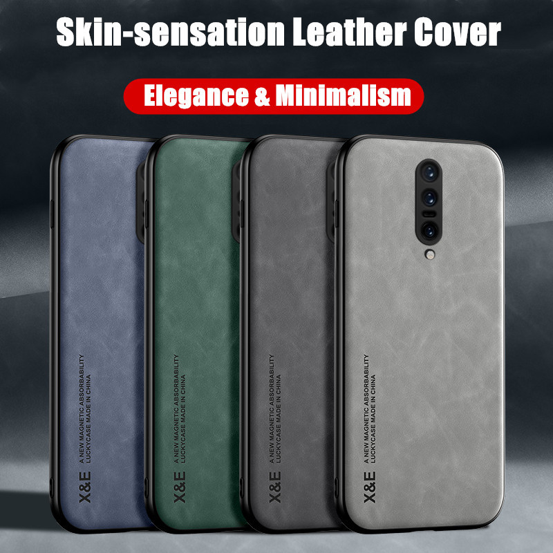สําหรับ OnePlus 7 Pro GM1910 GM1911 GM1913 GM1915 GM1917 Skin-sensation Elegance Retro ของแท้หนังแผ่