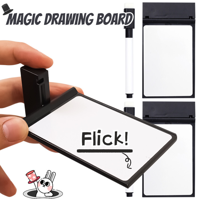 Flip Transient Magic Pad กระดานวาดภาพของเล ่ นแบบโต ้ ตอบภาพบน Notepad พร ้ อมปากกา Transient Sketchpad สําหรับวันเกิดงานแต ่ งงานแสดงประสิทธิภาพ