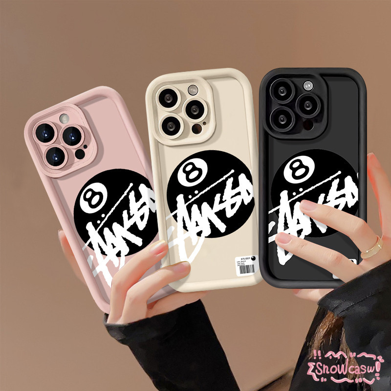 กรณีศิลปะที่เรียบง่ายของแบรนด์แฟชั่น iPhone 13 14 Pro Max 7Plus 15 11 12 Pro Max 14 8 15 6 7 6s Plus XR X XS Max SE 2020