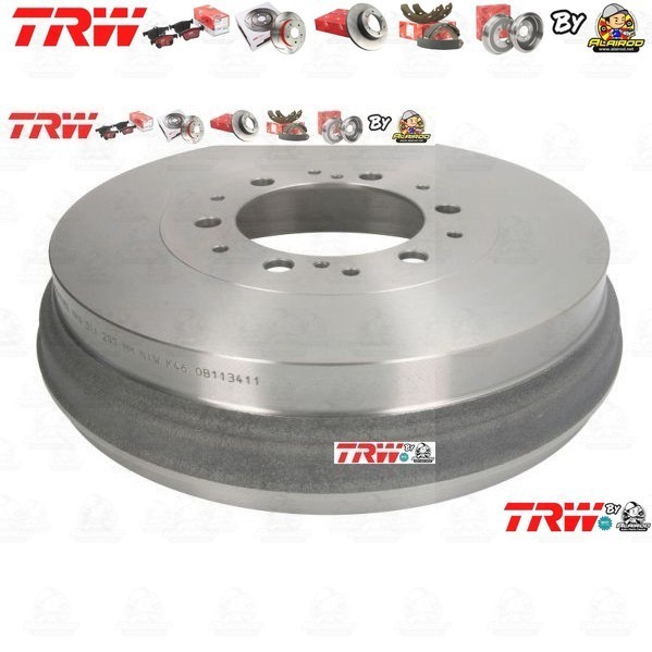 TRW จานดรัมเบรค 1 ใบ จานเบรคหลัง ดรัมเบรคหลัง เหล็กเกรด GG20 DB7036 Toyota Fortuner 2.5,2.7,3.0 ปี 2005-2014 ขนาด 295 mm