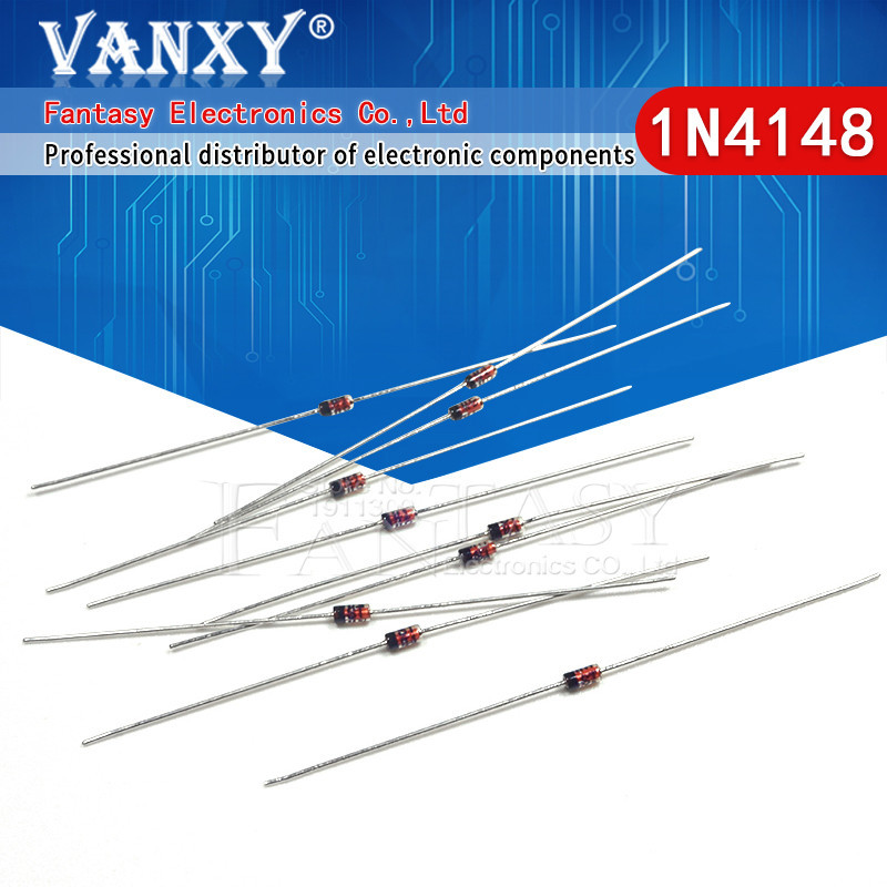 100pcs do-35 1N4148 IN4148 LL4148 SOD-123 SOD-323 ความเร ็ วสูงสลับไดโอดส ่ วนประกอบอิเล ็ กทรอนิกส ์