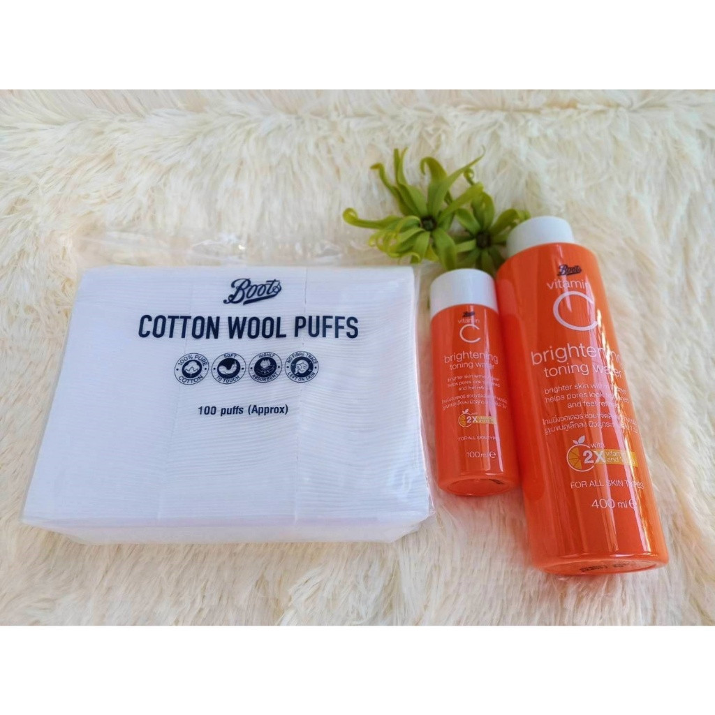 Boots vitamin C  brightening toning water บู๊ทส์ วิตามิน ซี ไบรท์เทนนิ่ง โทนนิ่ง วอเตอร์
