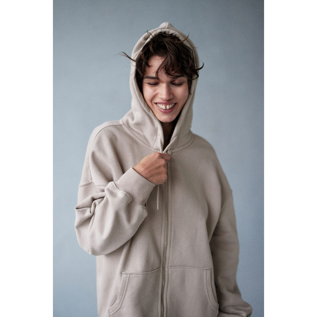 H&M  Woman Oversized zip-through hoodie 1139538_9