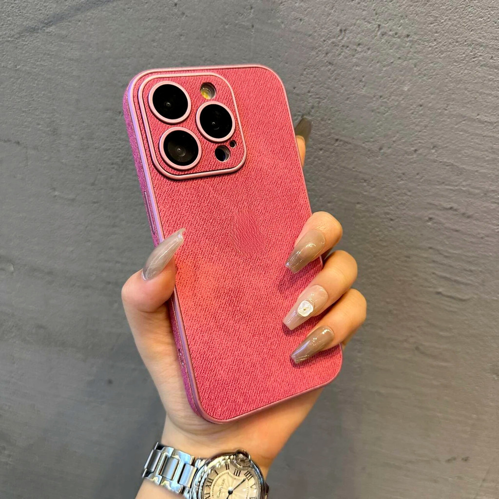 เคสโทรศัพท์ผ้ายีนส์ขั้นสูง ไอโฟน15 14 13 12 11 มือโปร สูงสุด กล้องป้องกันการกระแทกมาพร้อมกับฟิล์มเลนส์ป้องกันลายนิ้วมือฝาหลังนิ่ม