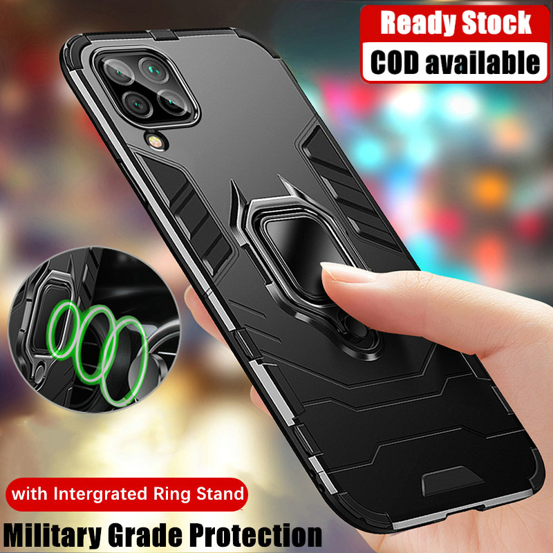 สําหรับ Samsung Galaxy A42 5G 6.6 นิ ้ ว SM-A426B A426BDS ทหารเกรดป ้ องกันโทรศัพท ์ Dual Layer Armor เสริมกันกระแทกฝาครอบหลัง