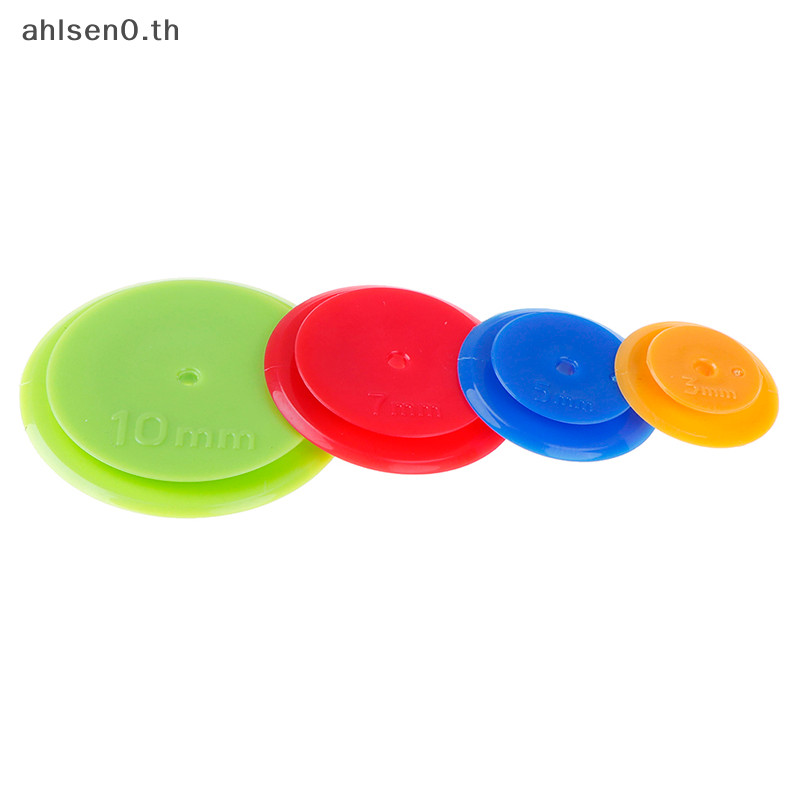 Ahlsen0 4pcs Patchwork Equidistant ไม้บรรทัดตะเข็บ Parallel ล้อผ้าเย็บ Scribing เครื่องมือ th