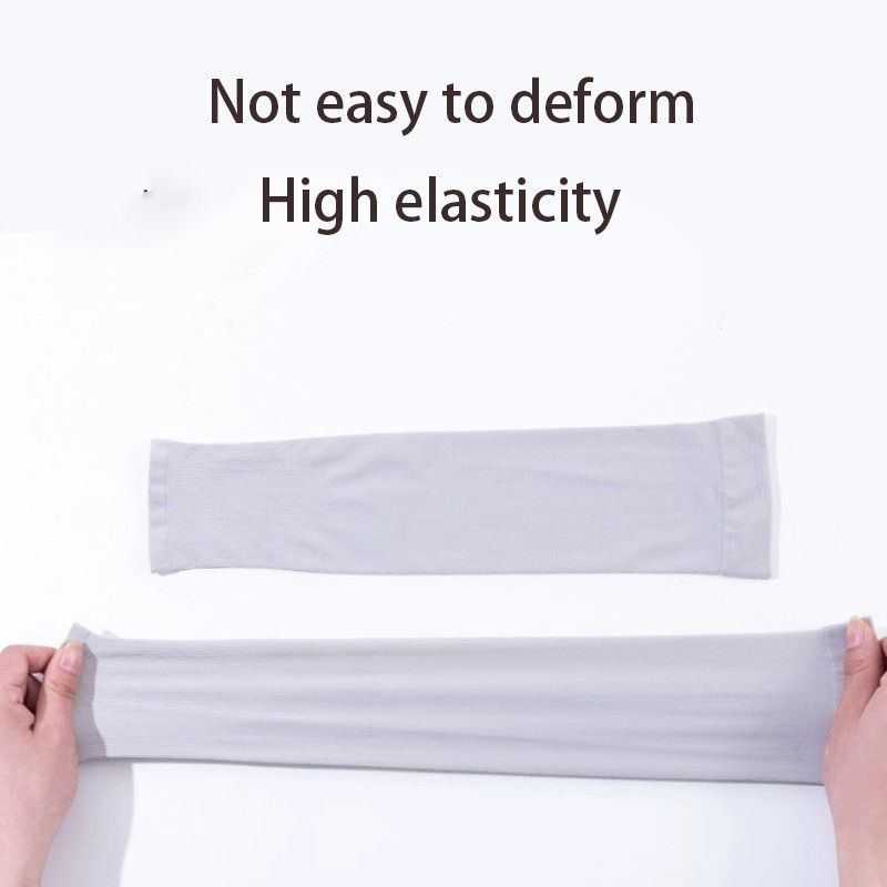 ปลอกผ ้ าไหมน ้ ําแข ็ งฤดูร ้ อนใหม ่ แขนเย ็ นป ้ องกันรังสียูวีแขนแขนแขนแขนแขนแขนนิ ้ ว - รูปที่ 7