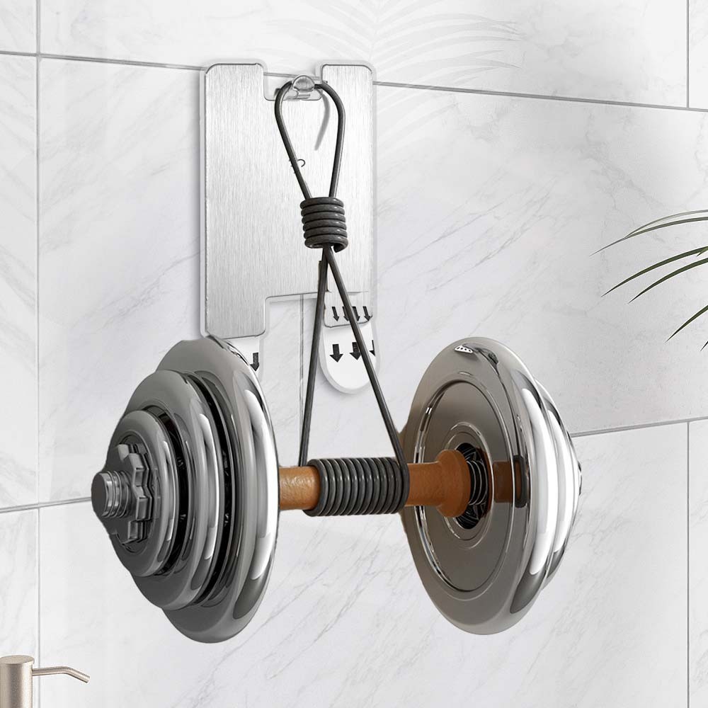 ต่อย-ฟรี กรอบรูปตะขอสแตนเลสโปสเตอร์แขวนสติกเกอร์ติดด้วยตนเองภาพคงที่เทปอุปกรณ์ตกแต่งบ้าน - รูปที่ 2