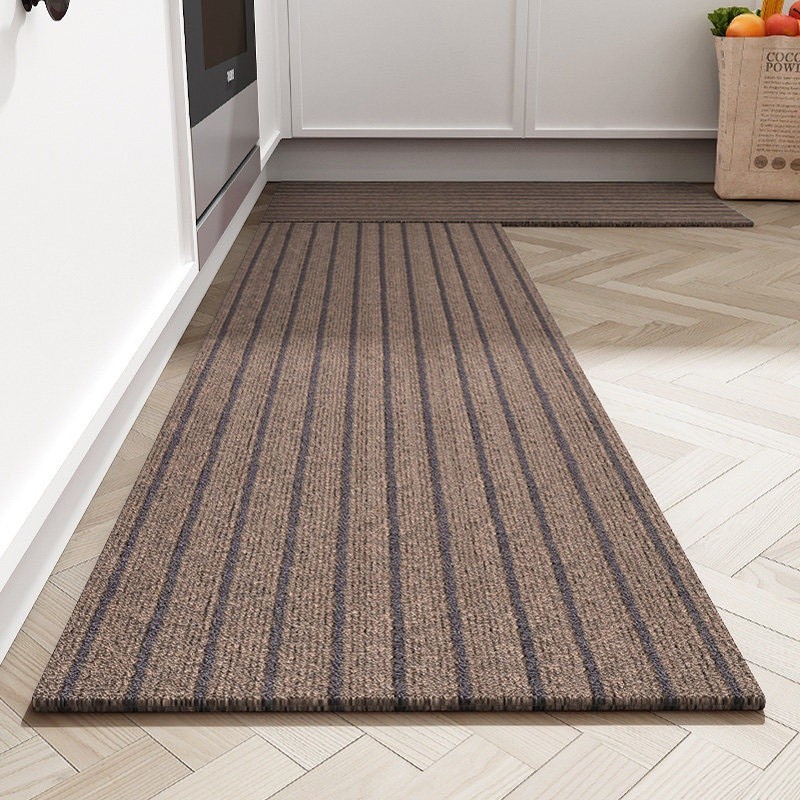 Nordic household long runner rug kitchen rug door mat bathroom mat entrance mat non-slip kikitchen f