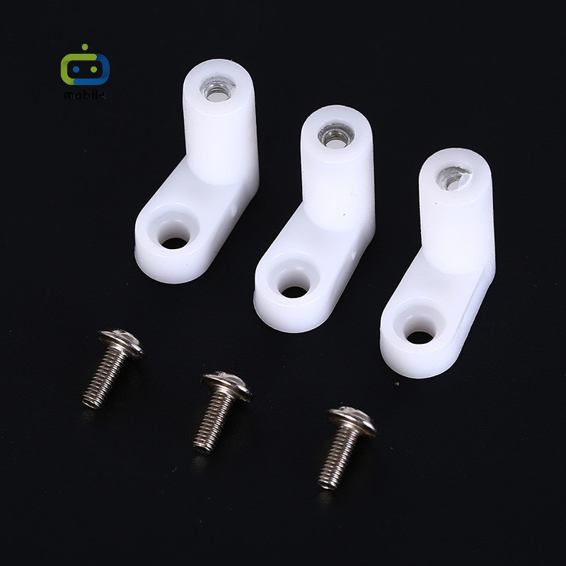 [maygood ] 10 ชิ ้ นพลาสติกคงที ่ pcb moung ฟุต 20 มม . ขาประเภท L พร ้ อมสกรู {TH }
