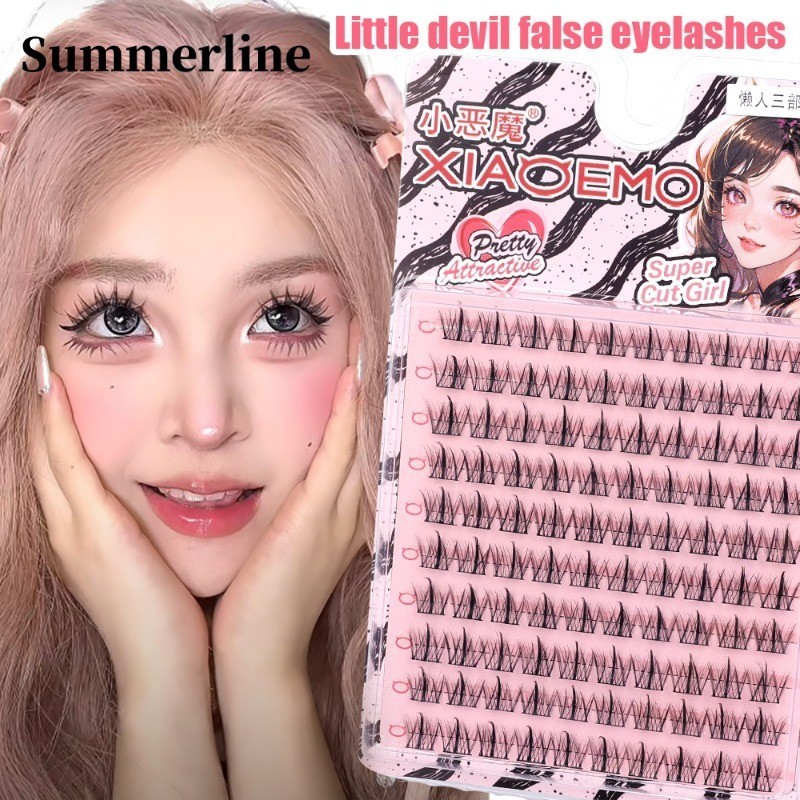 Manga Lashes Soft Natural Eyelashes ขนตาปลอมหนา - แต ่ งหน ้ ามืออาชีพส ่ วนบุคคล Cluster Grafting ขนตาปลอม
