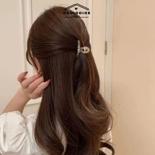 ในไทย💖กิ๊บติดผมminรูปแบบตัวอักษรสีเจลลี่รูปหัวฉลามขนาดเล็กแบบเรียบง่ายสไตล์เจ้าหญิงสําหรับผู้หญิง