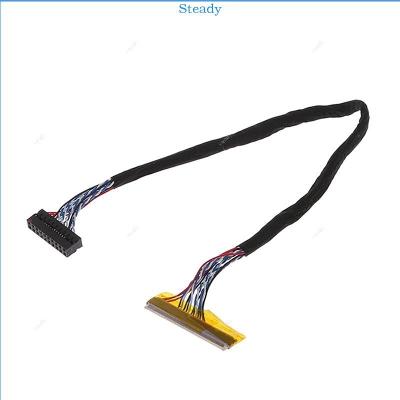 Steady Universal FIX 30 Pin 1ch 6bit LVDS สาย 26 ซม.สําหรับ 14 1-15 6 นิ้วแผง LCD