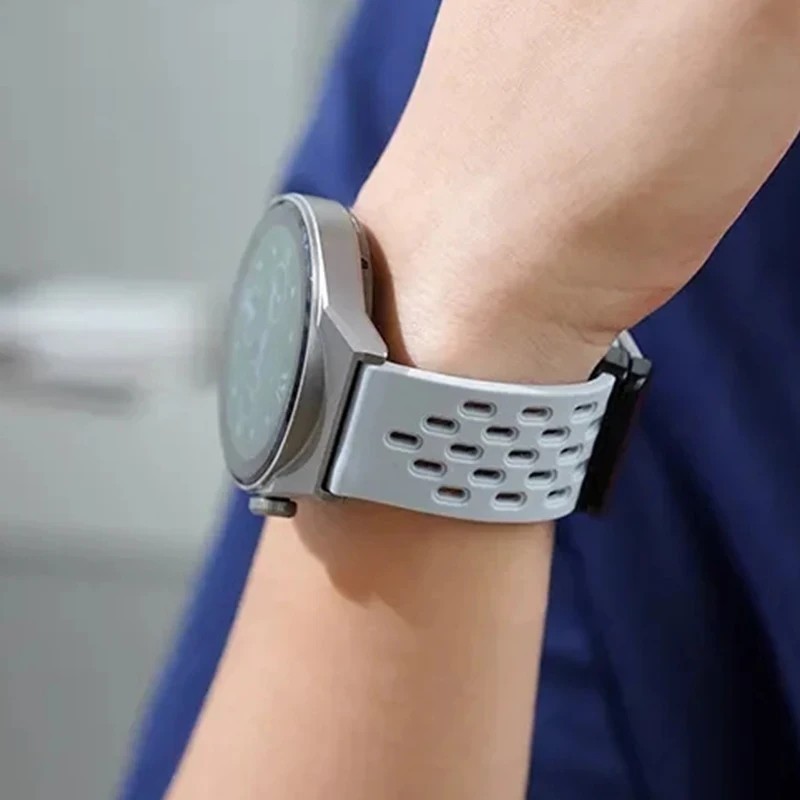 Omega X Swatch สายนาฬิกาข้อมือซิลิโคน หัวเข็มขัดแม่เหล็ก สําหรับ Omega Smartwatch