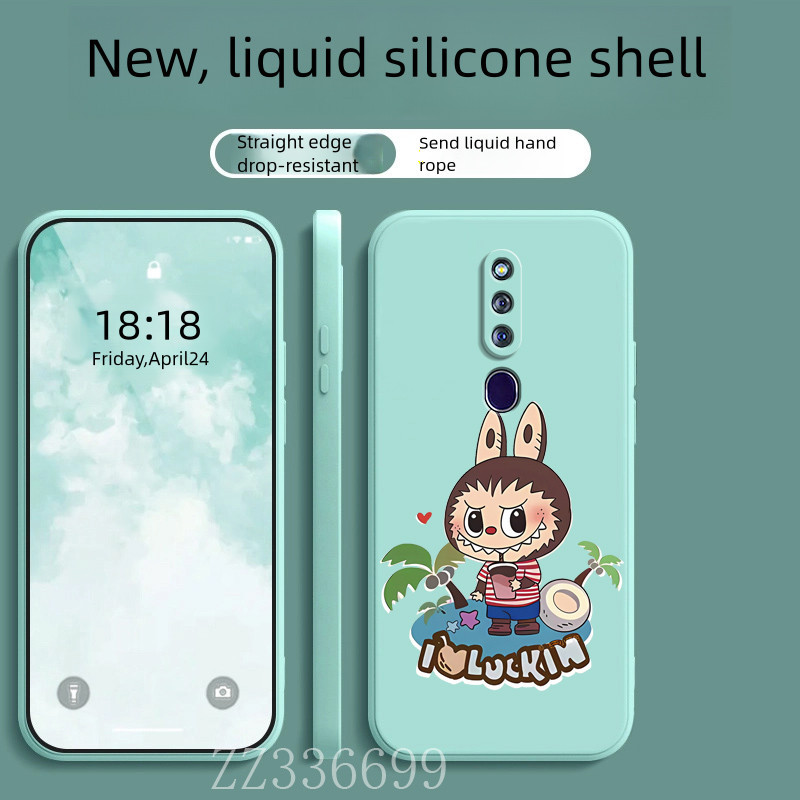 เคส OPPO F11 Pro Labubu เคสโทรศัพท์ซิลิโคนฝาครอบป้องกัน