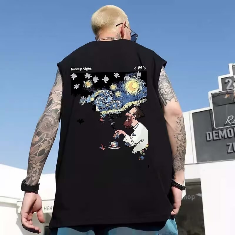 [ม-8เอ็กแอล] เสื้อยืดแขนกุดกีฬาสําหรับผู้ชายและผู้หญิงฤดูร้อนเสื้อกั๊กออกกําลังกายเยาวชน