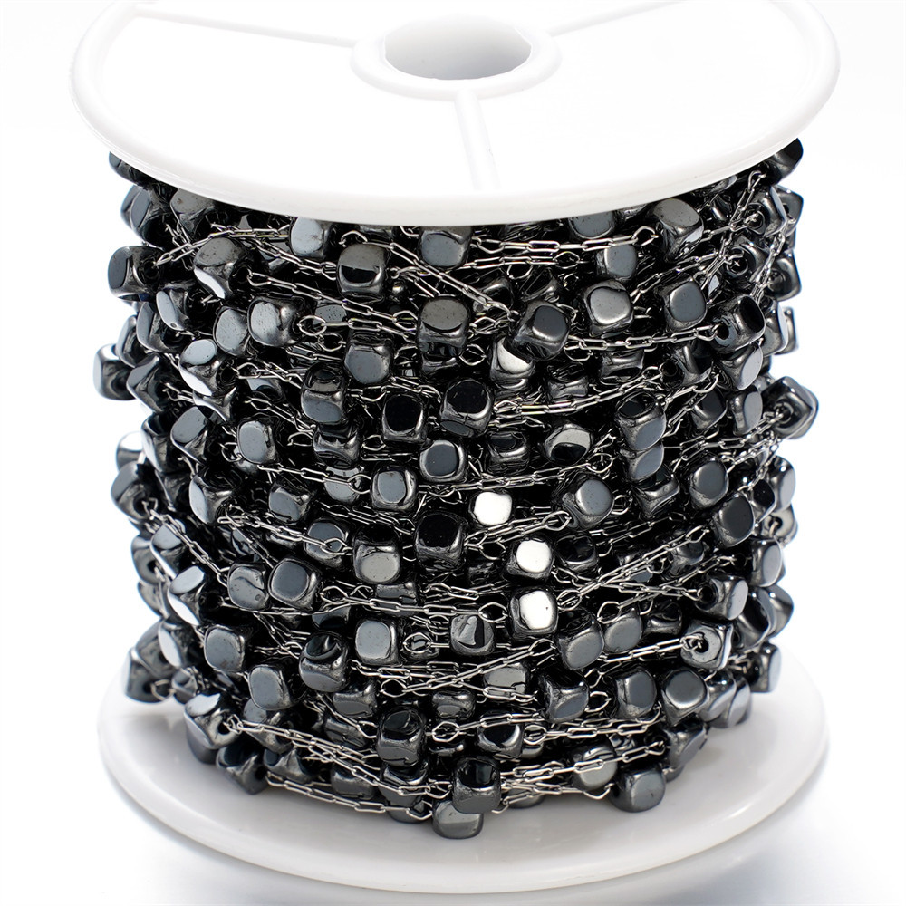 St. kunkka 1M คุณภาพสูง Non-Fading Chain สแตนเลสไม่สม่ําเสมอแม่เหล็กสร้อยคอสําหรับ DIY สร้อยข้อมือสร้อยคอทํา - รูปที่ 3