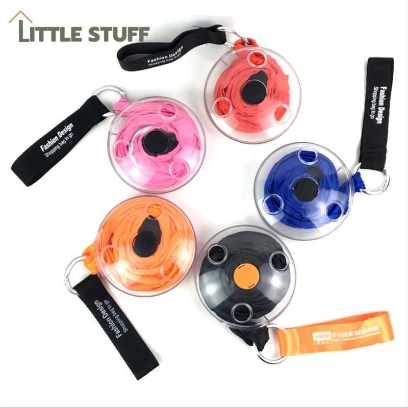 กระเป๋าผ้าพกพา พวงกุญแจ ถุงผ้าอเนกประสงค์พร้อมส่ง ไนล่อน