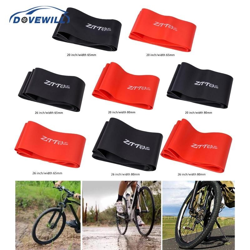 [Dovewill] Nylon Bike Tyre Liner 20in/26in Mountain Tyre Anti-Puncture Tape Inner Tube
