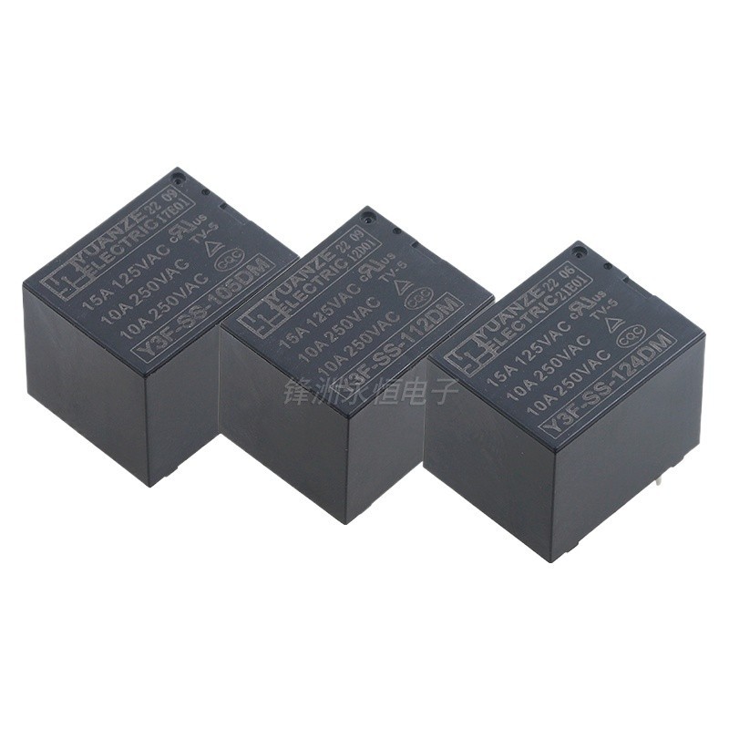 Yuanzhe รีเลย์ขนาดเล็กสากล Y3F-SS-105 112 104DM 12A การใช้พลังงานขดลวดต่ํา