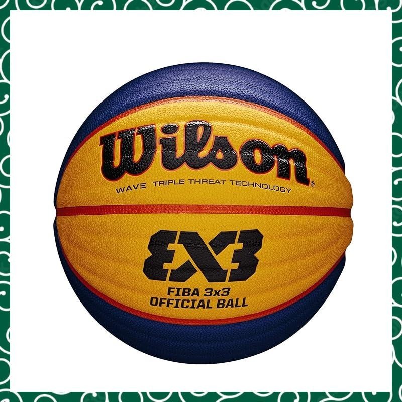 Wilson Basketball 22 FIBA 3x3 Game Ball WTB0533XD Yellow/Blue 6/Men's, Lady's