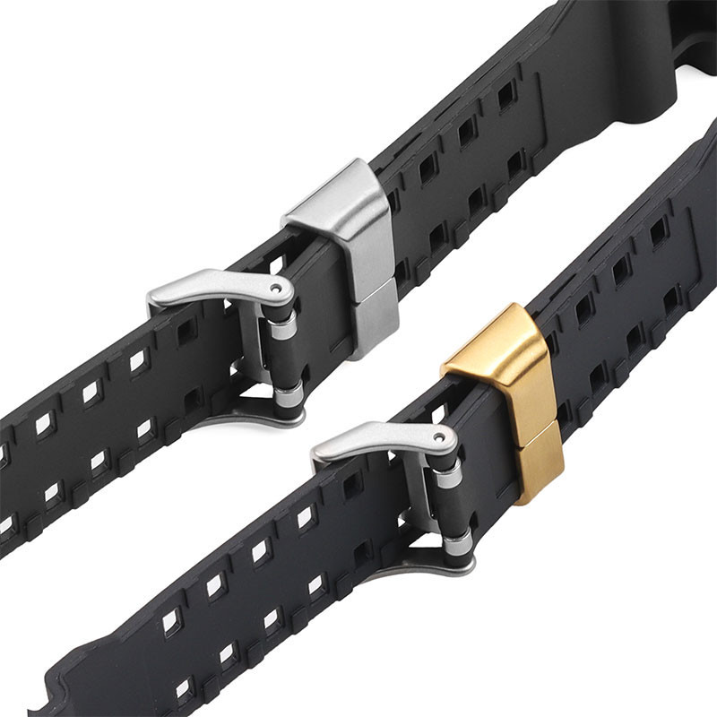 สายนาฬิกาแหวนสแตนเลส Locker Loop สําหรับ Casio G-shock DW5600 GWM5610 GA110 GG1000 18 มม.20 มม.22 มม.24 มม.นาฬิกา Keeper Loop ผู้ถือแหวน Watchband Fastener Fixing แหวน