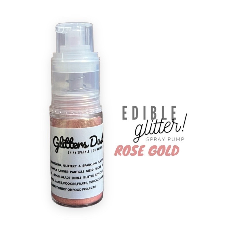 ROSE GOLD | EDIBLE GLITTER SPRAY | 100% FOOD GRADE