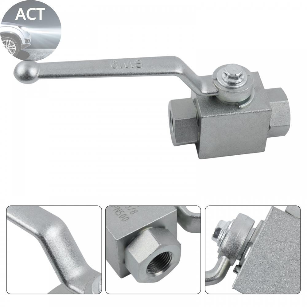 【ACRIVEP-TH】Hydraulic 2 Way High-Pressure Ball Valve 1/4inchTo 1inch BSP - 500 Bar MWP Parts