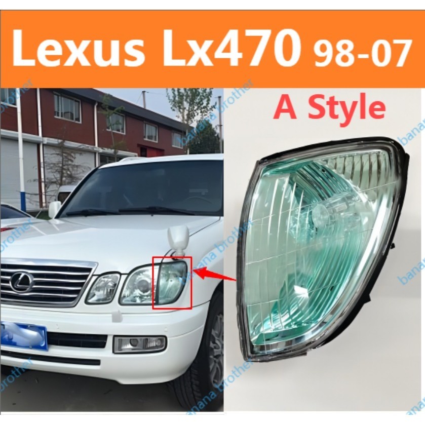 สําหรับ Lexus Lx470 1998-2007 ไฟตัดหมอกอัตโนมัติ ไฟตัดหมอก ไฟตัดหมอก FRT FOG ไฟด้านหน้า โคมไฟมุม corner lamp / main headlamp/แสงมุม