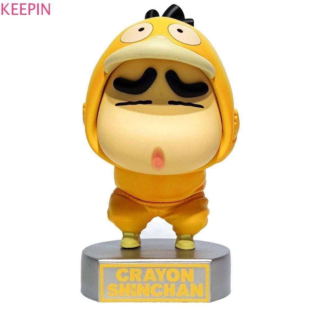 Keepin Crayon Shin-Chan รูป, Cos Psyduck ของเล่น Shinnosuke Nohara รูป, น่ารักตุ๊กตาอะนิเมะ 15 ซม.การ์ตูน Shin-Chan Action Figure แฟนสะสม